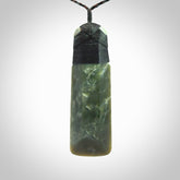 Large Jade Toki pendant. Hand carved from a lovely piece of local New Zealand Jade.