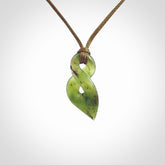 New Zealand Jade twist pendant