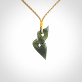 New Zealand Jade twist pendant