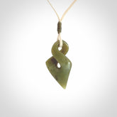 New Zealand Jade twist pendant