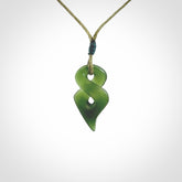 A Beautiful, Small, Jade Twist Pendant
