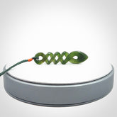 Magnificent Jade Twist Pendant