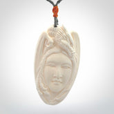 A Magnificent Dragon Woman Pendant