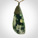 A Beautiful Large Jade Drop Pendant