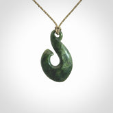 New Zealand Jade Hook Pendant