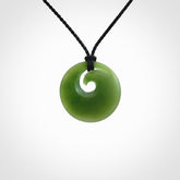 Hand carved New Zealand Jade koru pendant