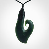 Hand carved New Zealand Jade koru pendant