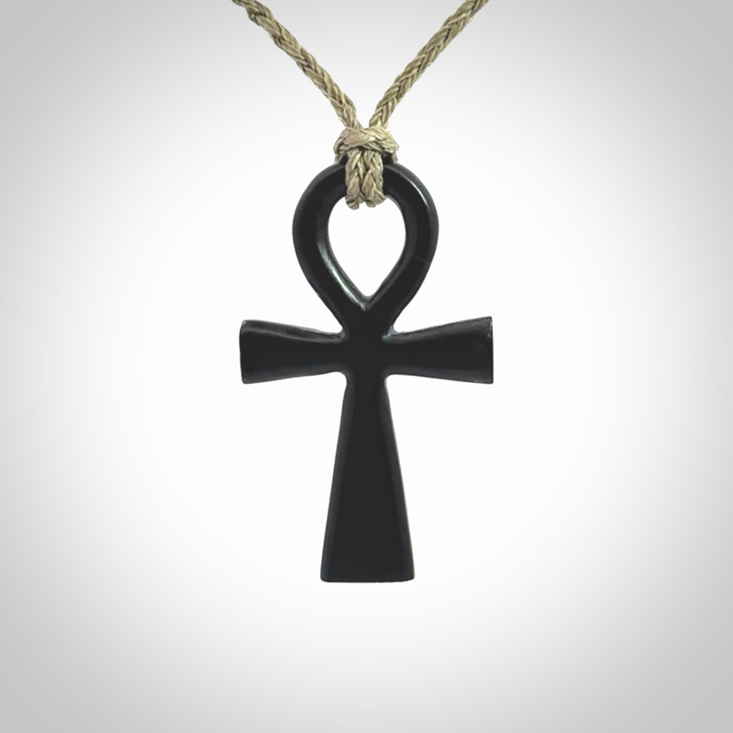AUSTRALIAN BLACK JADE ANKH CROSS ANKH CROSS: NZ PACIFIC