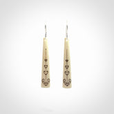 Handcrafted Bone Earrings - Wonderful Art to Wear!