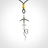 Sterling Silver Plane Pendants for Travel Lovers