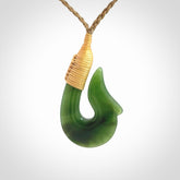 British Columbian Jade Hook pendants