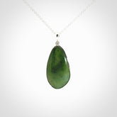 New Zealand Jade with Sterling Silver pendant