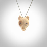 These are small puma cub pendants. They are hand carved from Mammoth tusk and are beautiful. We provide these with adjustable cords. Shipping is free worldwide.