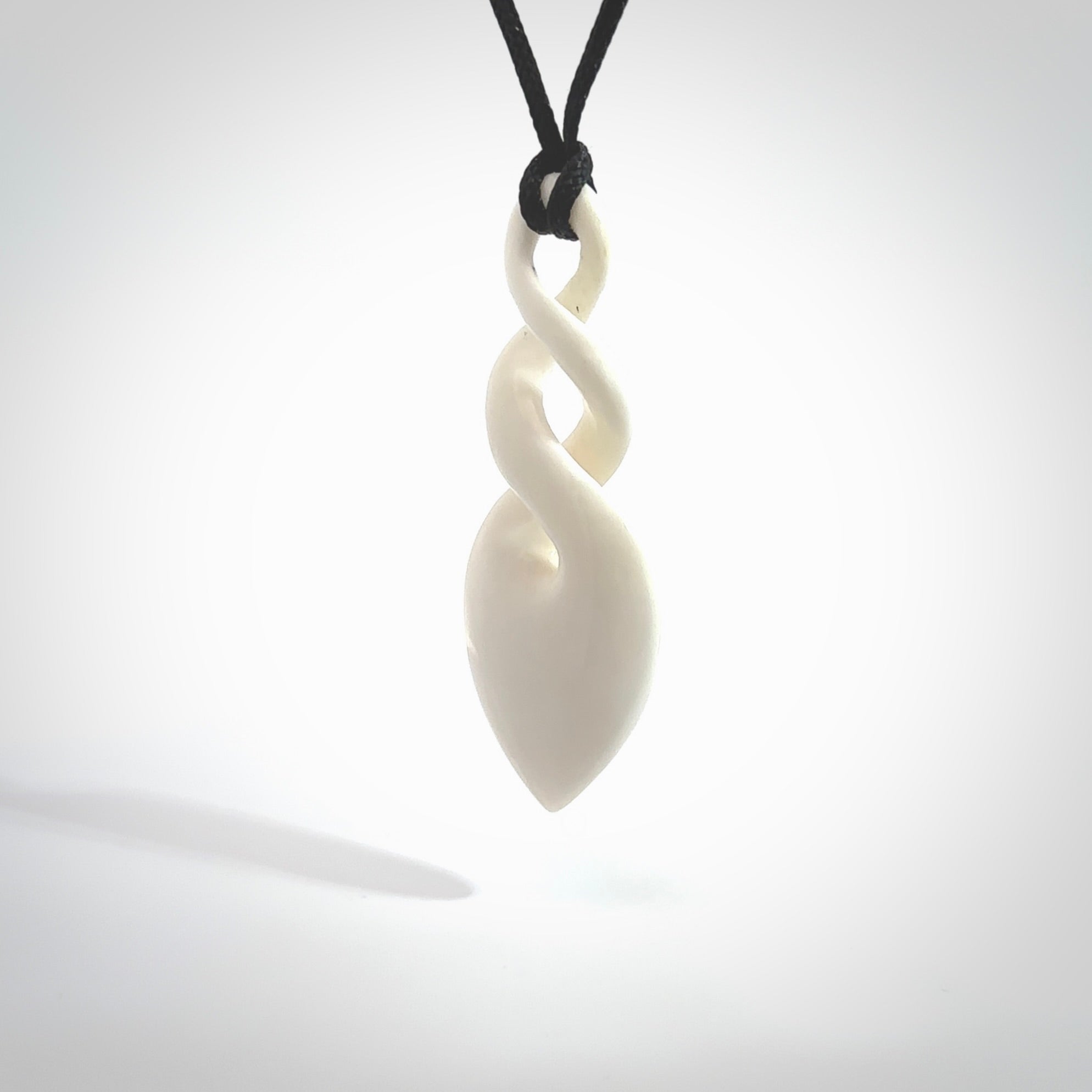 Hand carved Double Twist Bone Pendant. Hand made bone double twist ... Image Puka image beautiful image beautiful image beautiful image beautiful - Hand carved Double Twist Bone Pendant. Hand made bone double twist ...