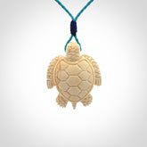 Beautiful Turtle Pendants, Carved in Ancient Woolly Mammoth Tusk