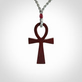 Jasper Ankh Cross Pendant