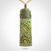 Hand carved New Zealand Jade Toki pendant