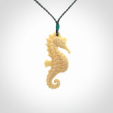 Magnificent Mammoth Tusk Seahorse Pendants