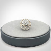 A Stand Out Sterling Silver Cage Ring