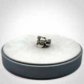 Hand crafted sterling silver ring with New Zealand Jade insert