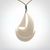 Beautiful Bone Sailboat Pendants
