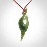 Hand Carved New Zealand Jade Art to Wear