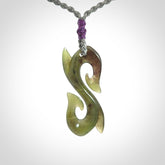 A Beautiful Pendant, Hand Carved in Totoweka Pounamu