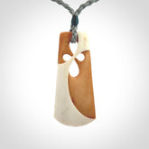 Hand carved bone path of life toki pendant