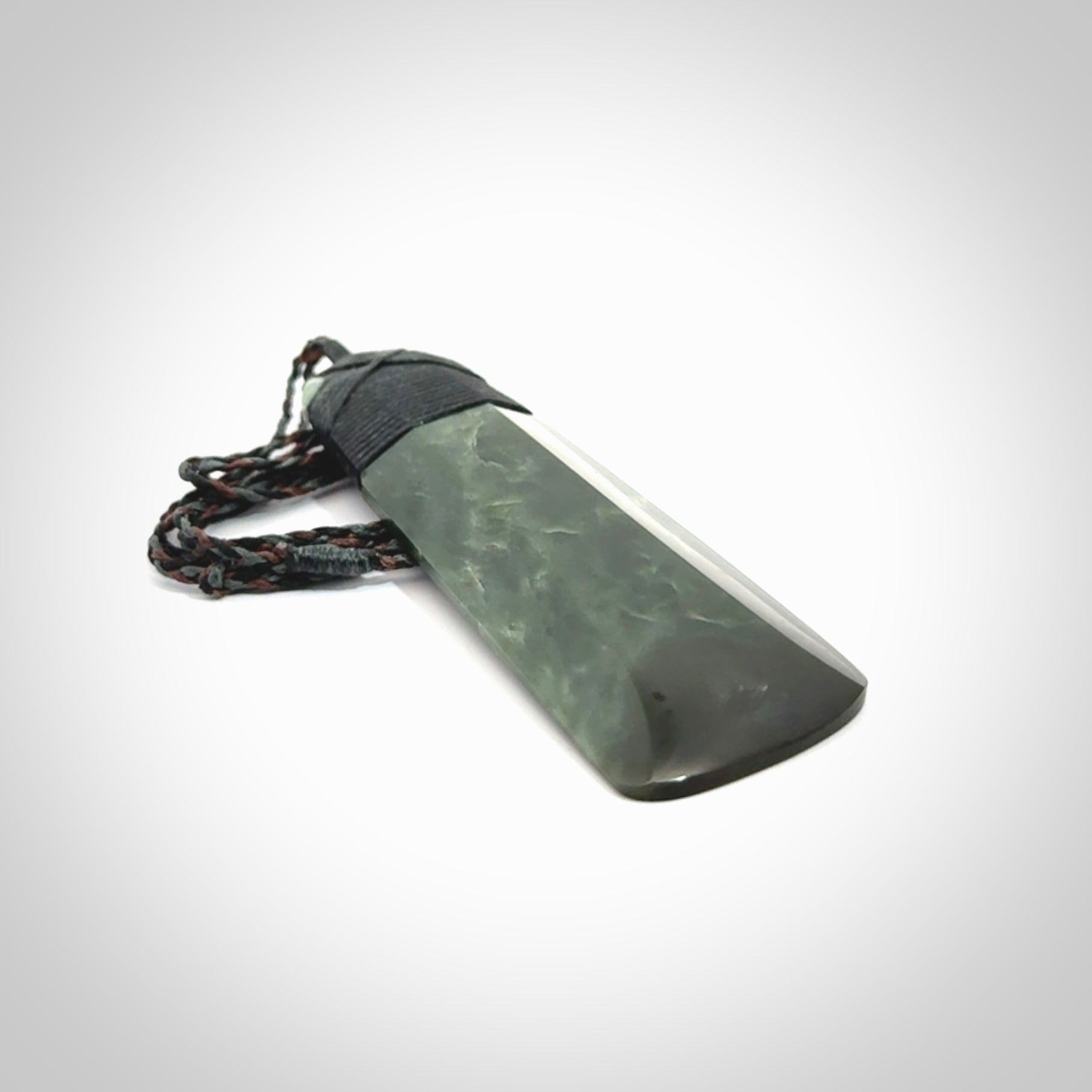 Large Jade Toki pendant. Hand carved from a lovely piece of local New Zealand Jade.