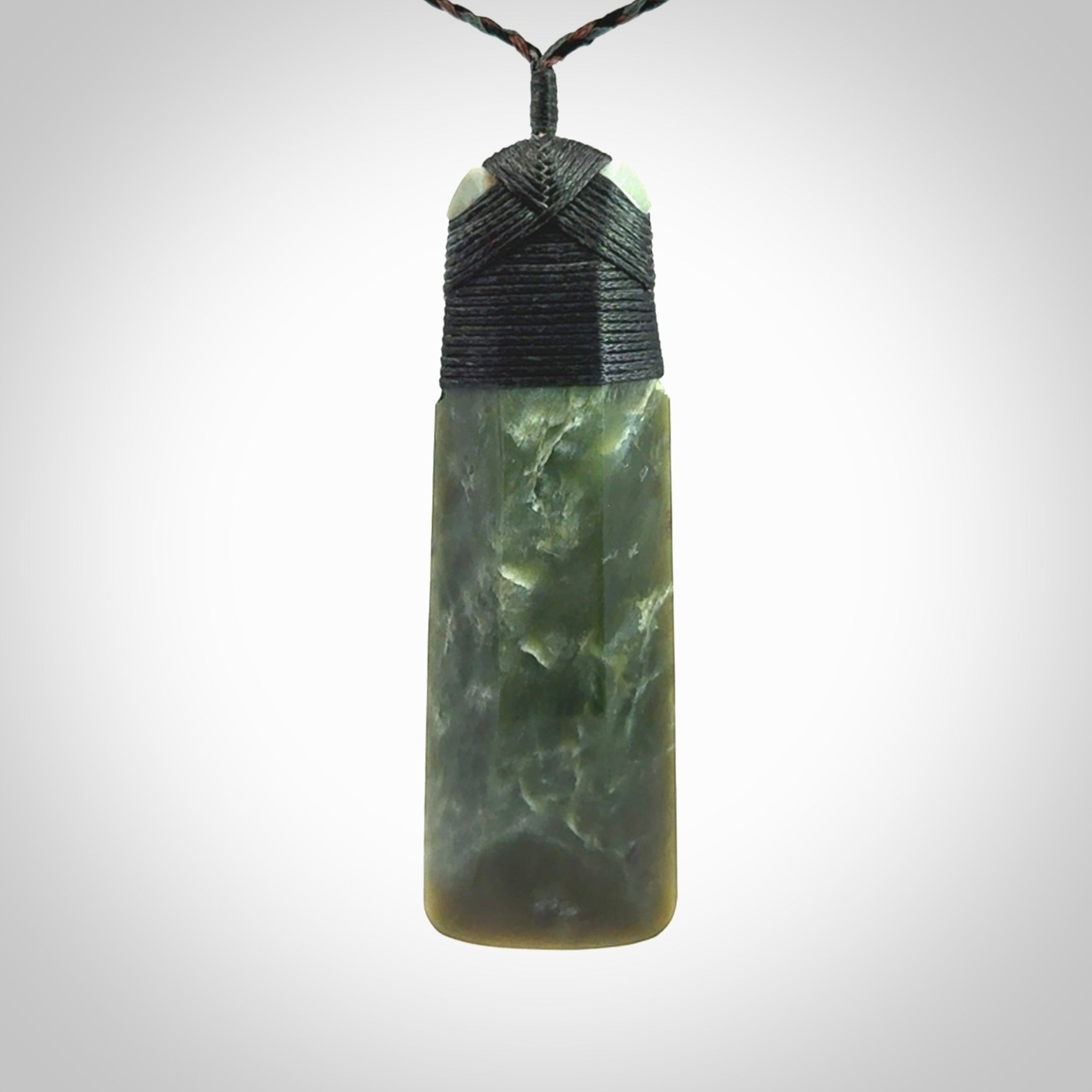 Large Jade Toki pendant. Hand carved from a lovely piece of local New Zealand Jade.