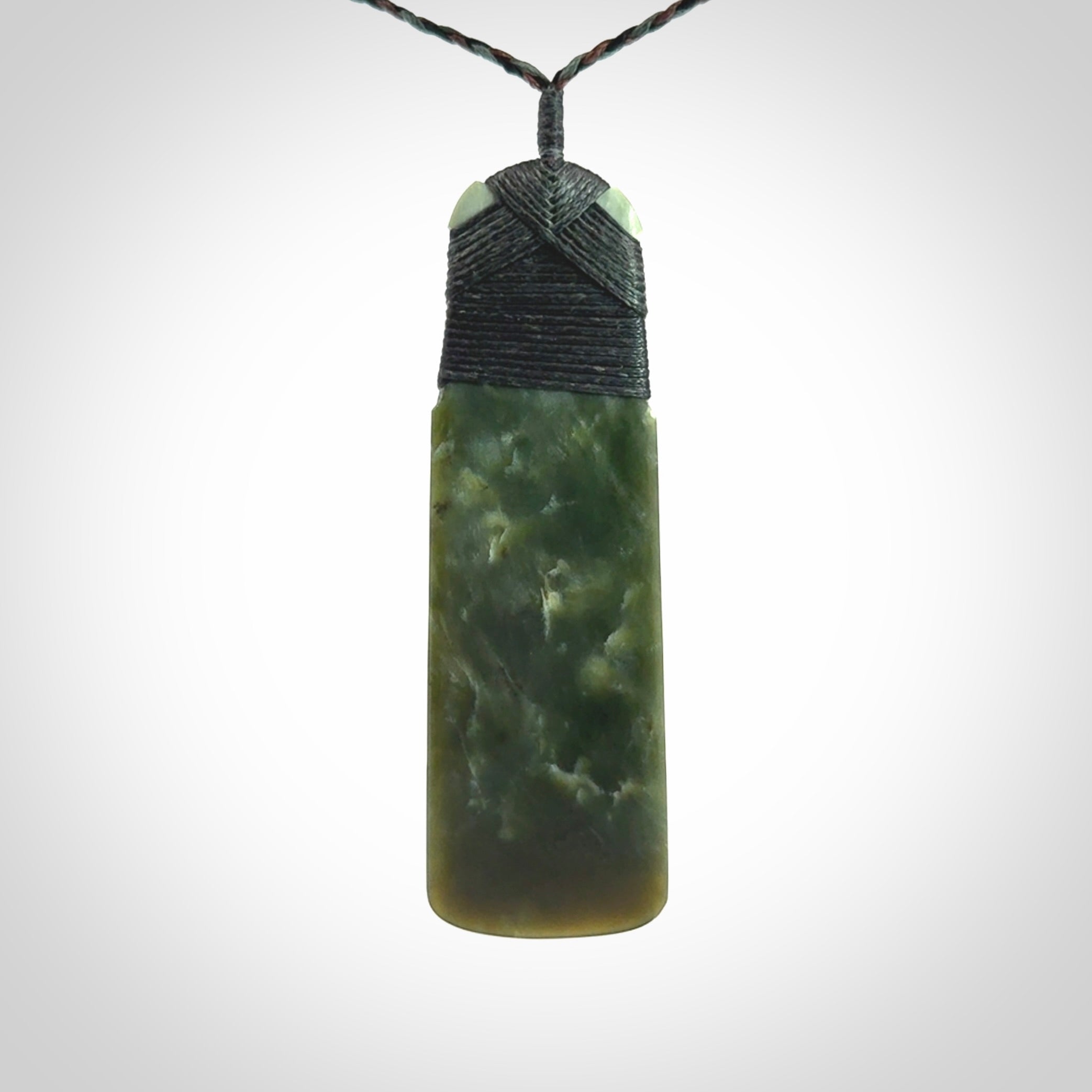Large Jade Toki pendant. Hand carved from a lovely piece of local New Zealand Jade.