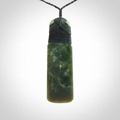 Large Jade Toki pendant. Hand carved from a lovely piece of local New Zealand Jade.