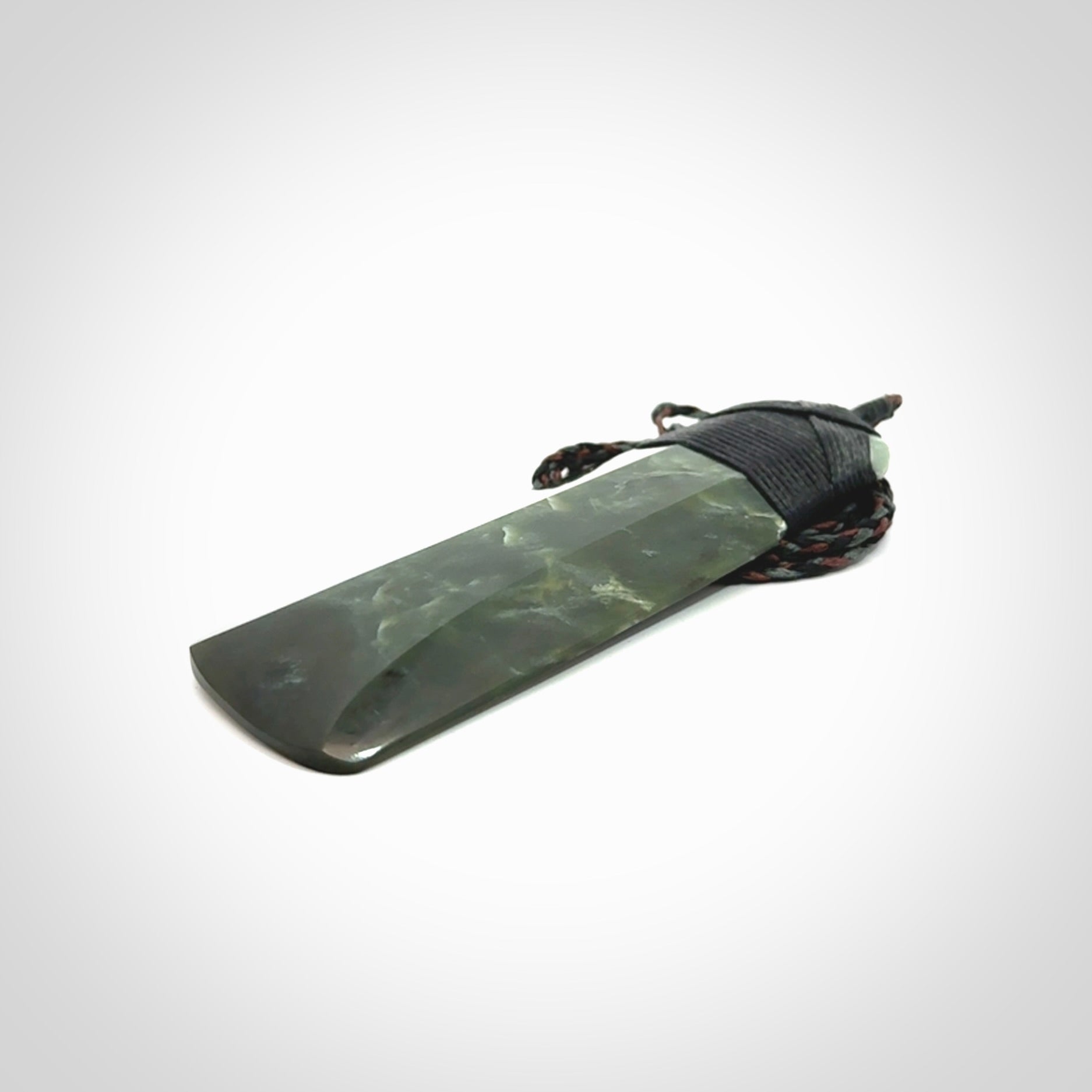 Large Jade Toki pendant. Hand carved from a lovely piece of local New Zealand Jade.