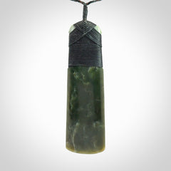 Large Jade Toki pendant. Hand carved from a lovely piece of local New Zealand Jade.