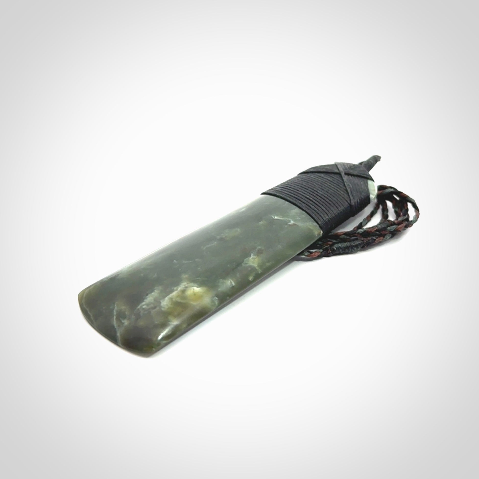 Large Jade Toki pendant. Hand carved from a lovely piece of local New Zealand Jade.