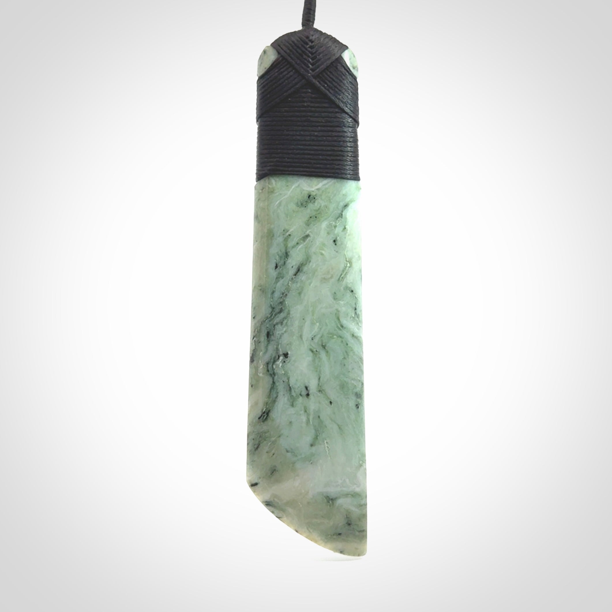 Large Jade Toki pendant. Hand carved from a lovely piece of local New Zealand Jade.