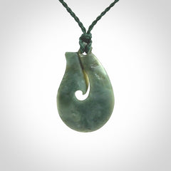 New Zealand Jade hook pendant
