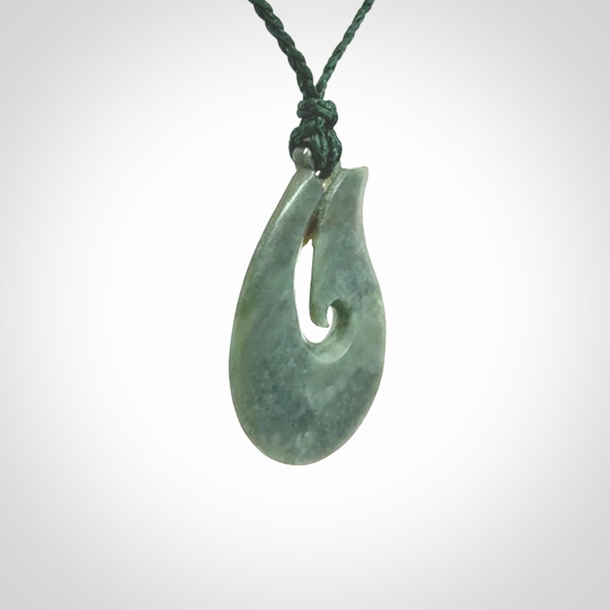 New Zealand Jade hook pendant