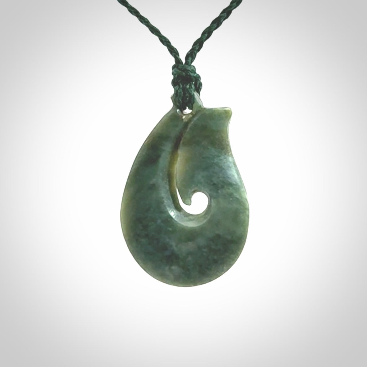 New Zealand Jade hook pendant