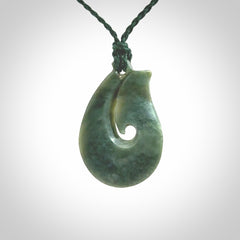 New Zealand Jade hook pendant