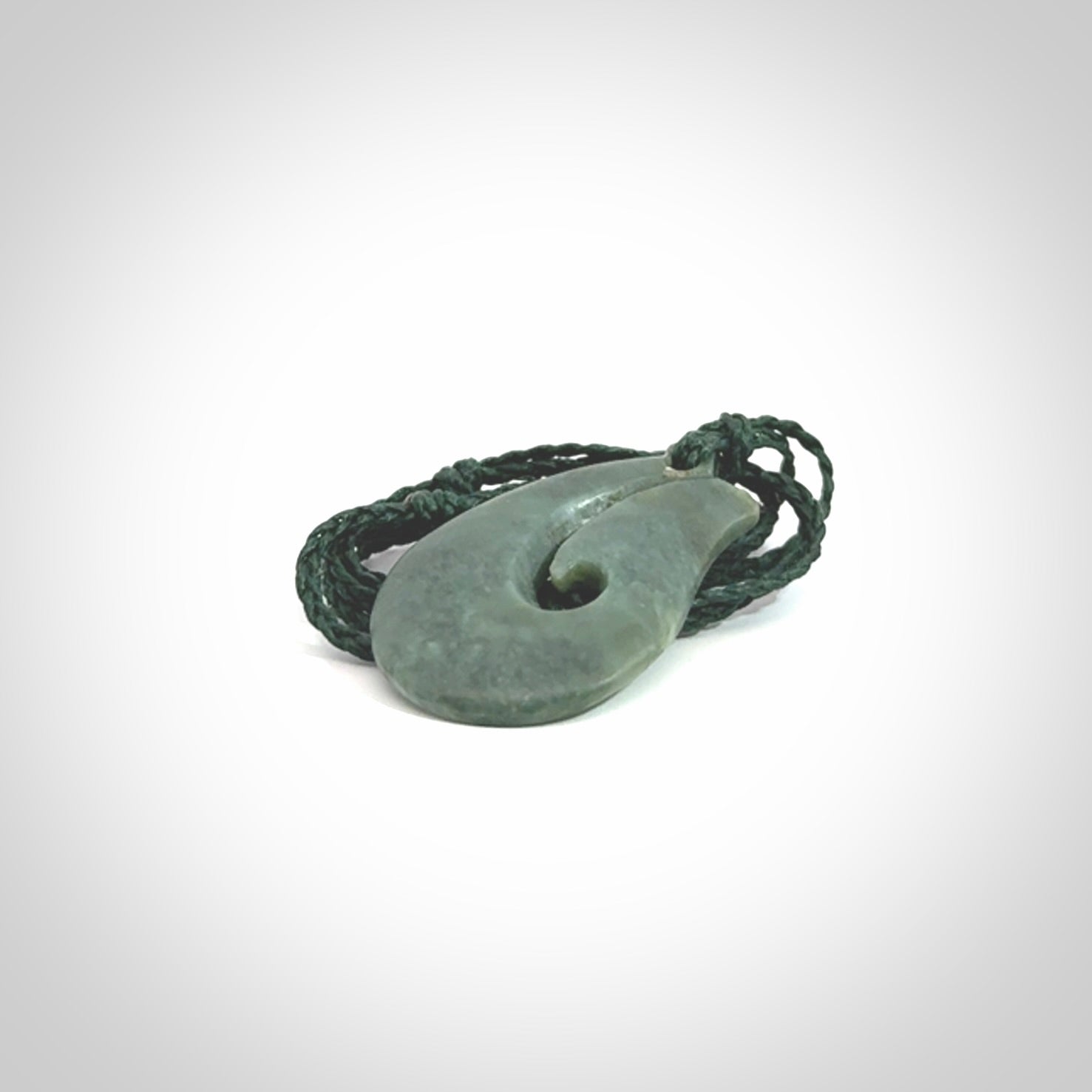 New Zealand Jade hook pendant