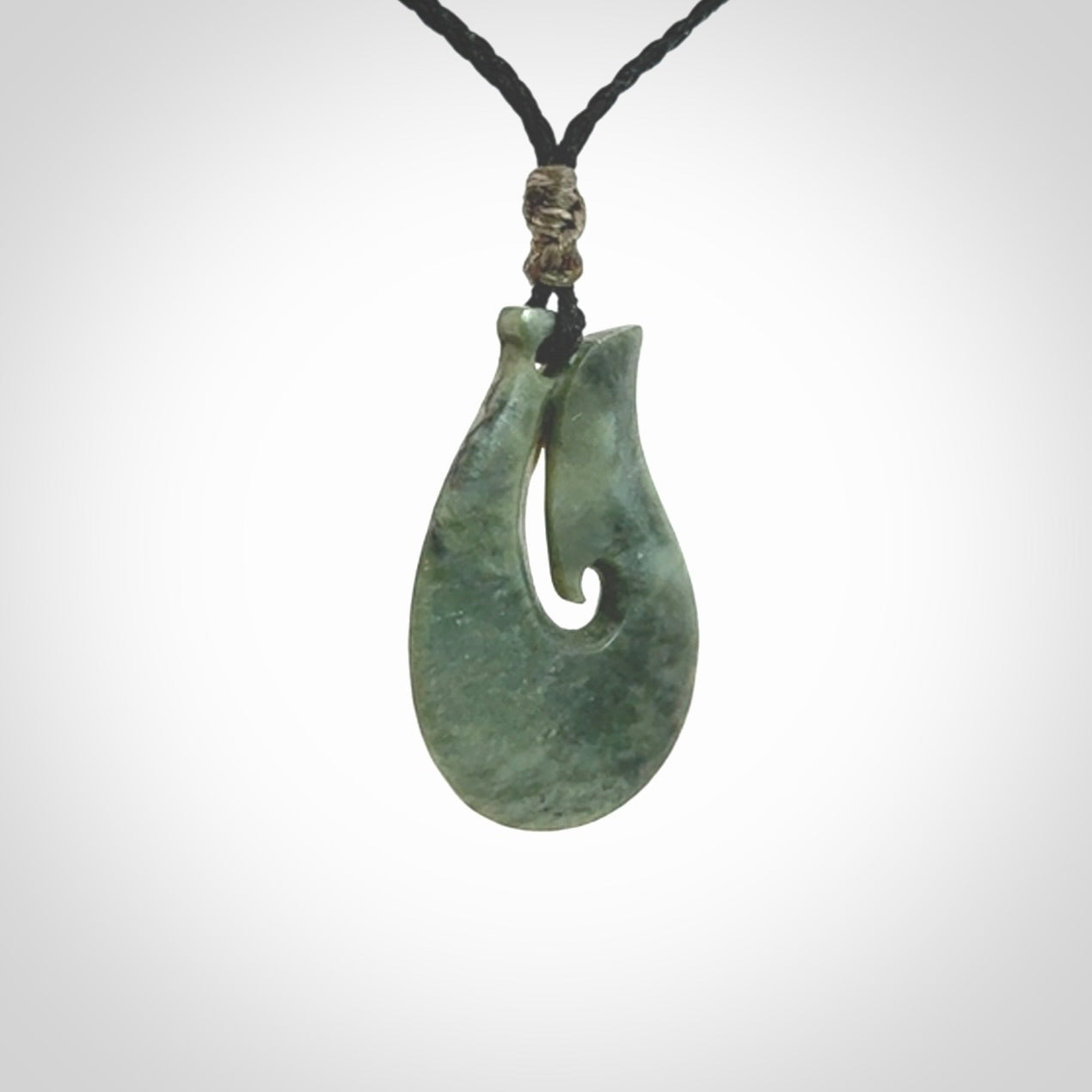 New Zealand Jade hook pendant