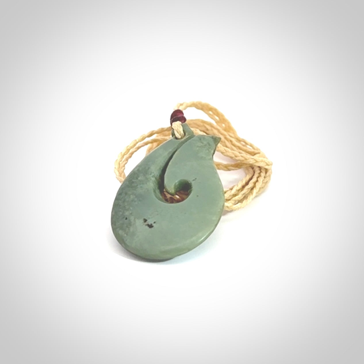 New Zealand Jade hook pendant