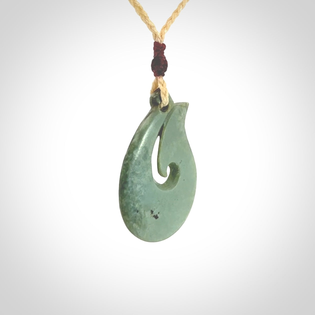 New Zealand Jade hook pendant