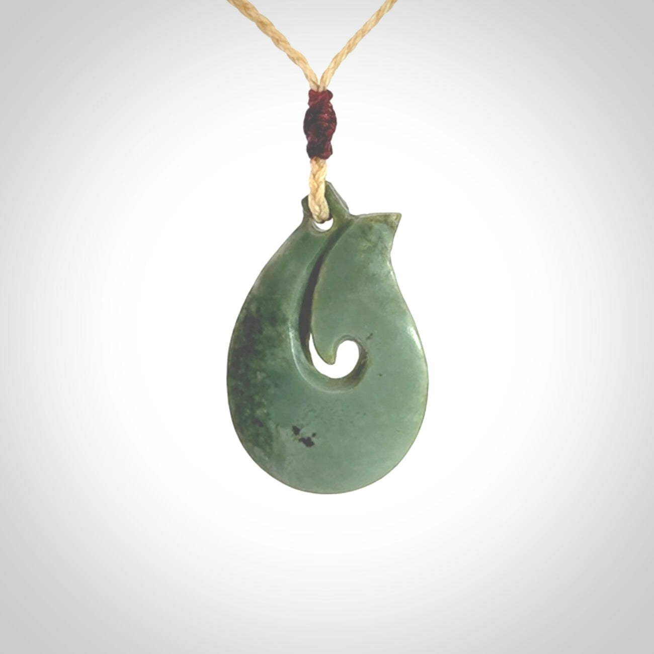 New Zealand Jade hook pendant