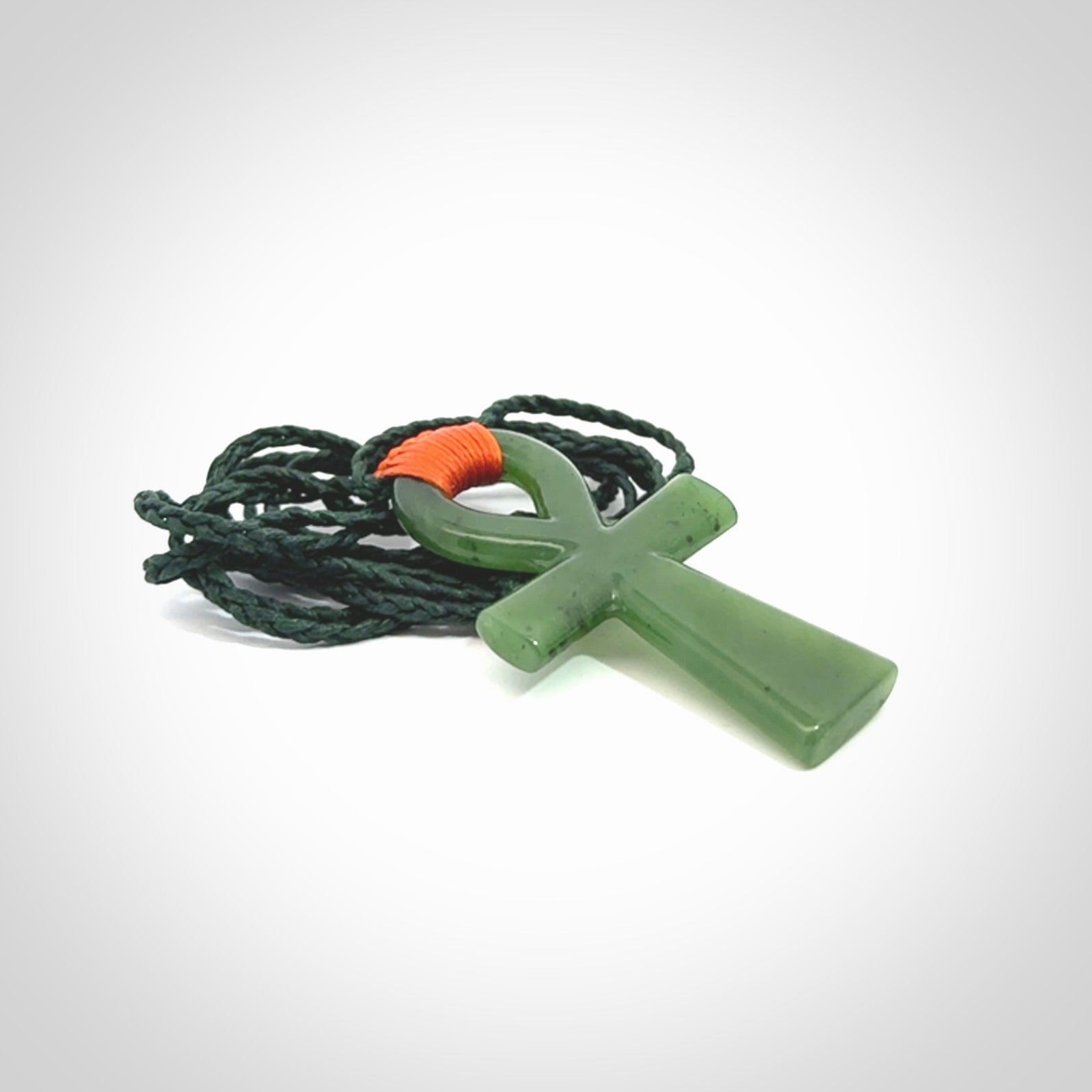 British Columbian Jade Stone ankh cross pendants. Jade stone ankh cross for men and women.