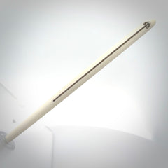 Hand carved bone hair pin with double sided koru design.