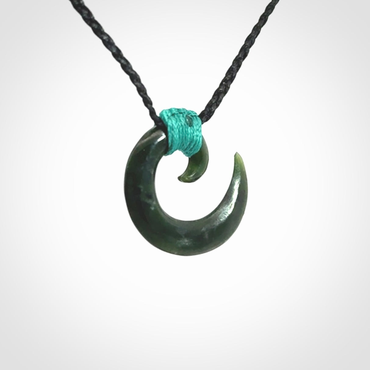 Hand Carved New Zealand Jade koru pendant