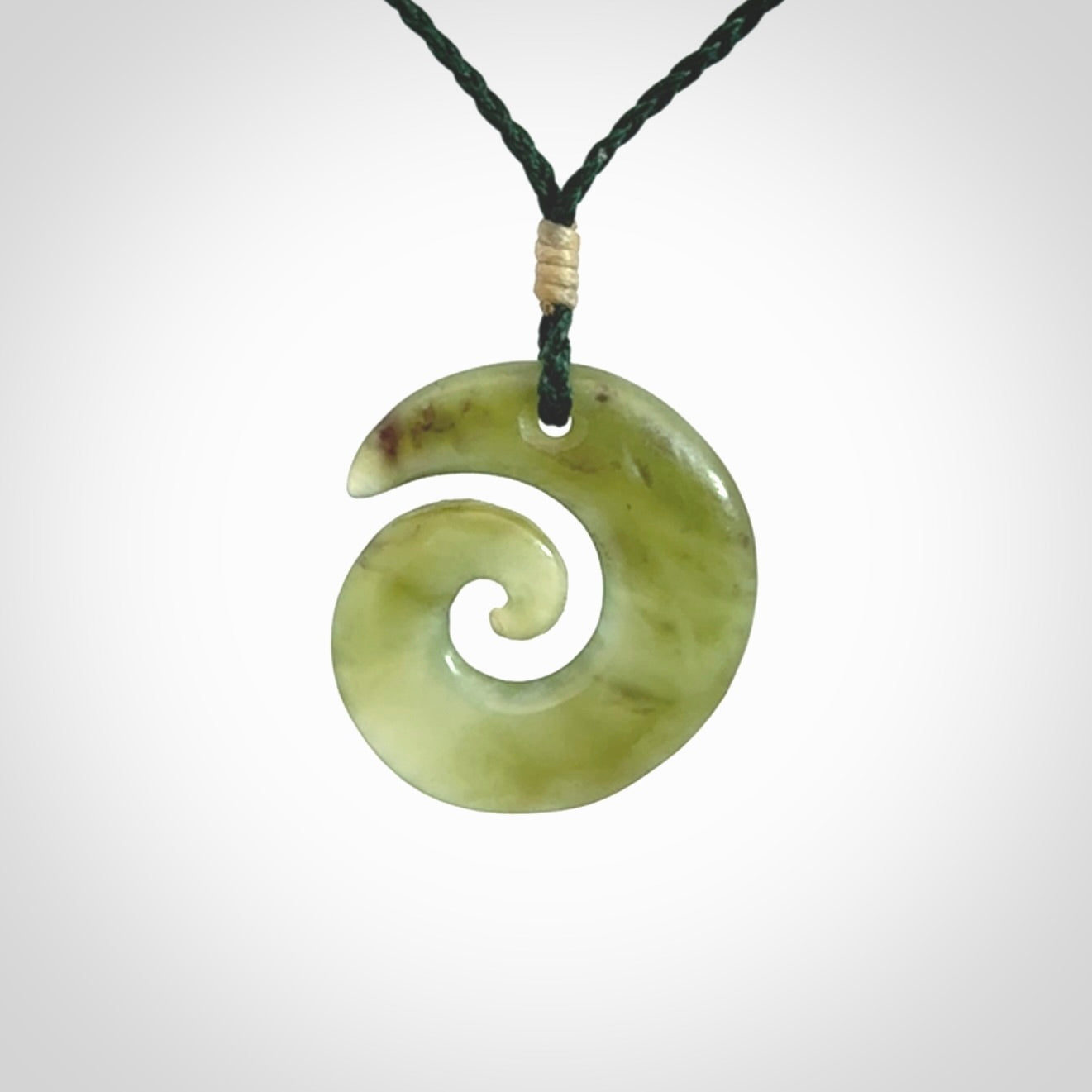 Beautiful New Zealand Jade Koru