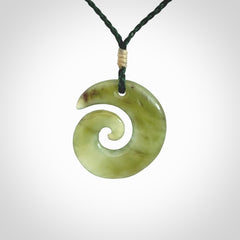 Beautiful New Zealand Jade Koru